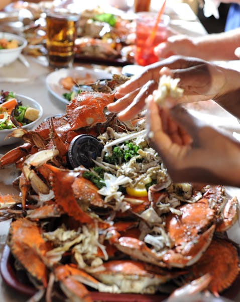 Our Story Wicker's Crab Pot Seafood